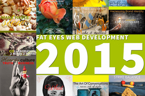 2015 blog compilation Fat Eyes Web Development Gina Fiedel