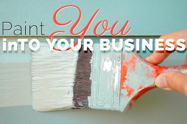 Personal branding paint you into your business paint brush