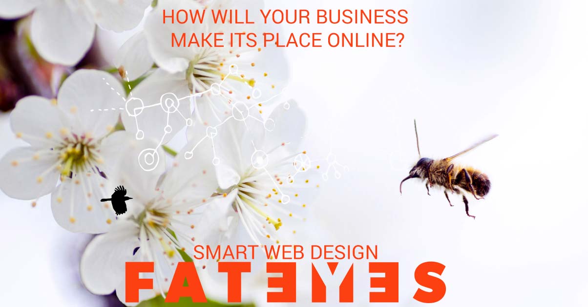 business online bee pollinating