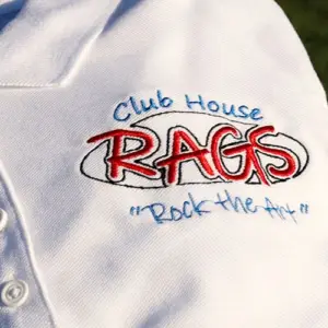 Clubhouse Rags logo on shirt